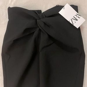 NWT Zara Knot Detail Mini Skirt